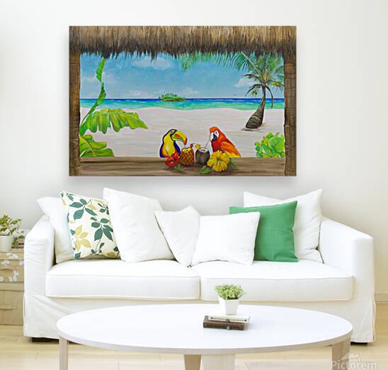  Beach tiki  Reproduction