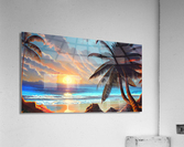 Playa Tropical Acrylic Print