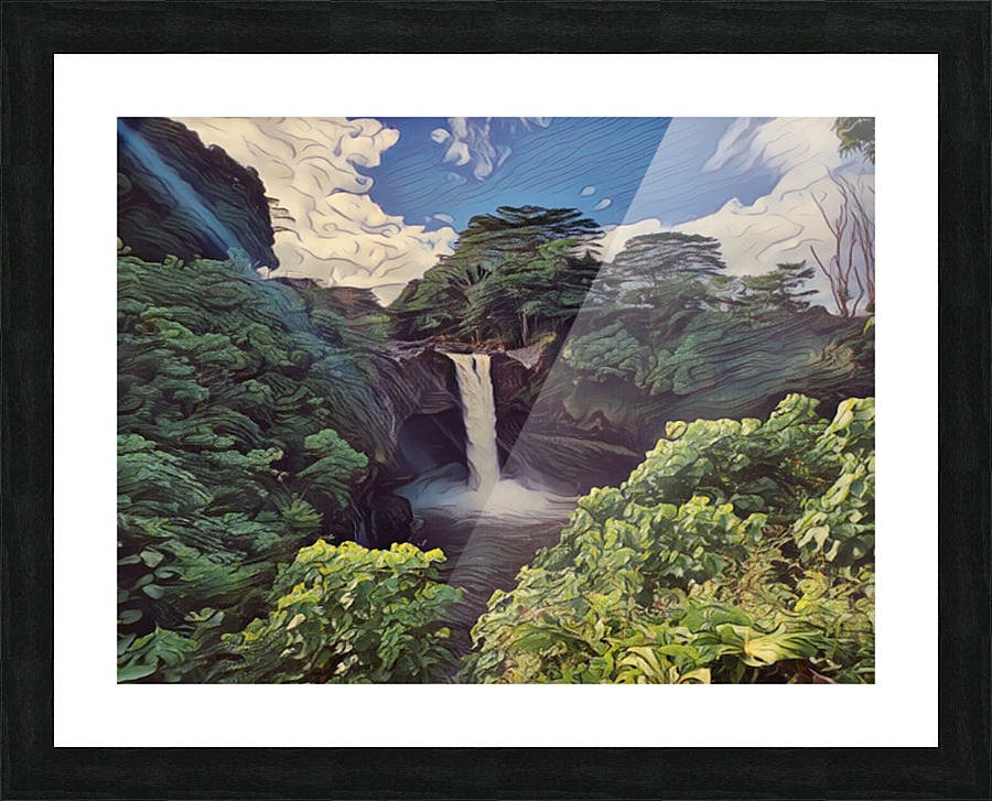 Waterfall Wonder Picture Frame print