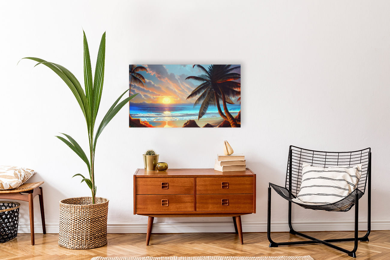 Playa Tropical Reproduction