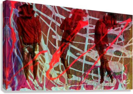 fasion love wire Canvas Print