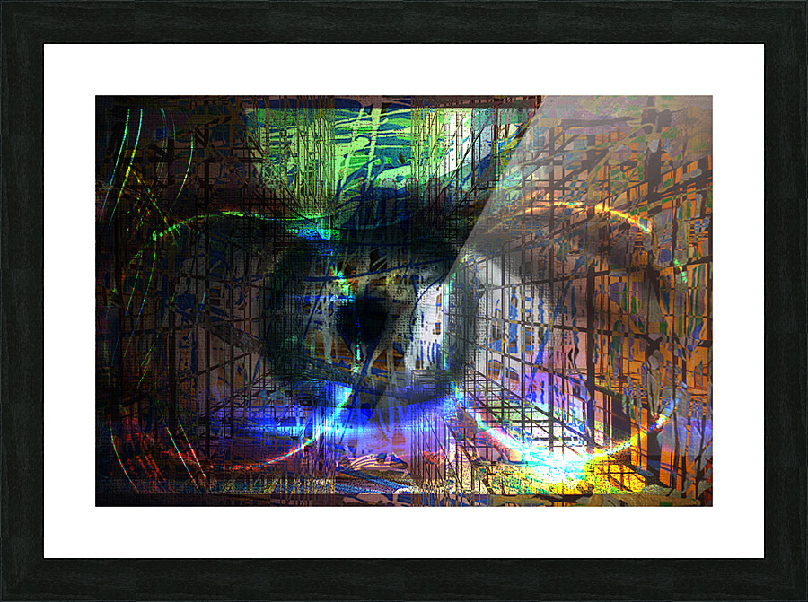 eyes ring Picture Frame print
