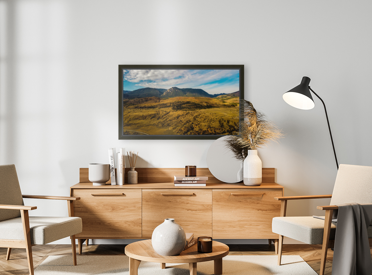 Rugged Desert Landscape Reproduction