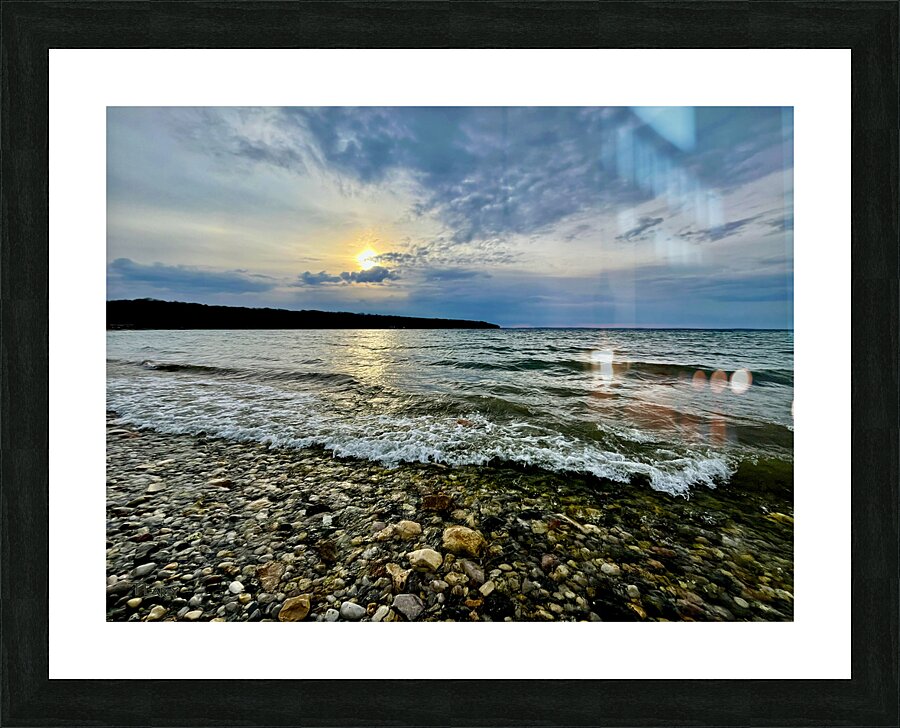 Omena Bay 01 Picture Frame print