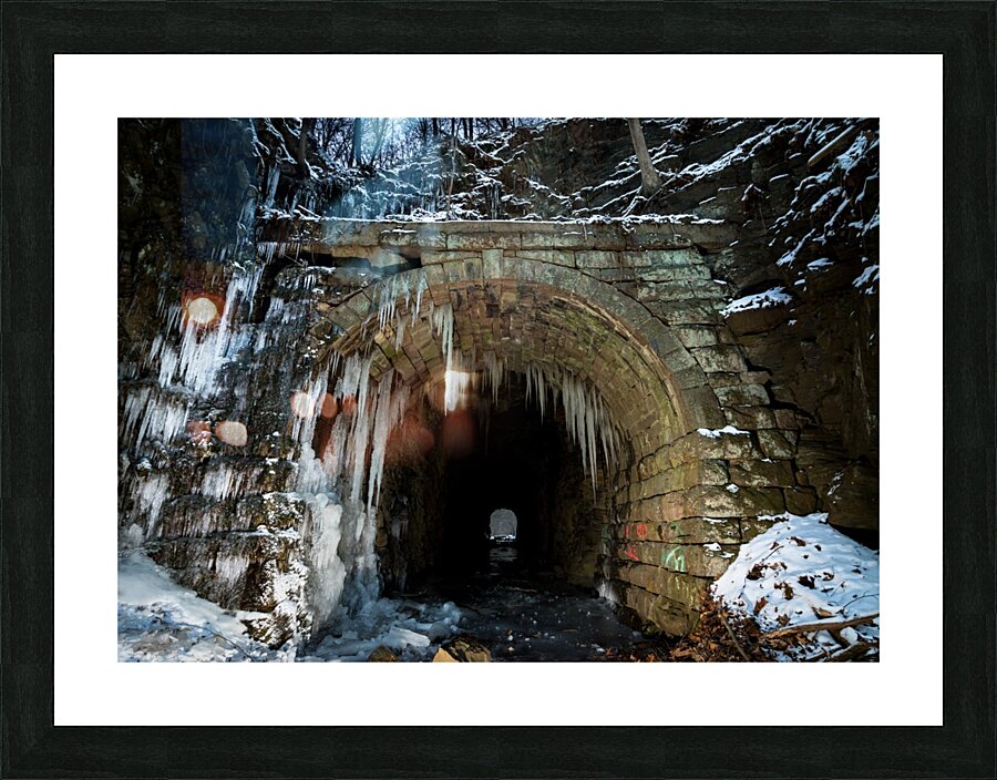 Winter Tunnel Picture Frame Printing