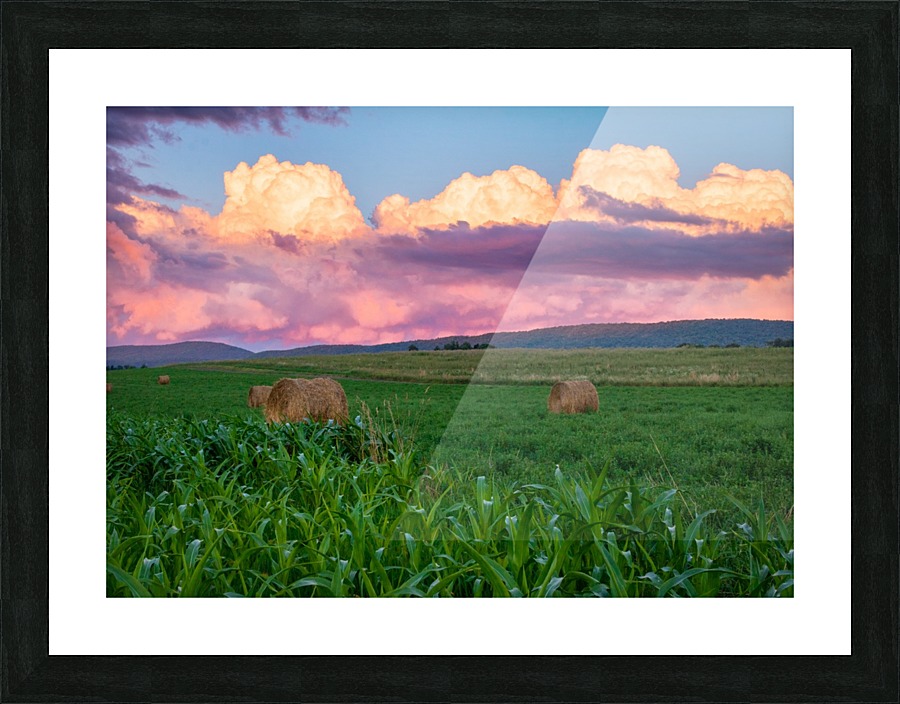 Penns Valley Sunset Picture Frame Printing