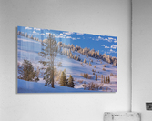 Blue Snow Acrylic Print