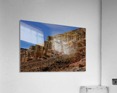 Red Rock Canyon Cliff Acrylic Print