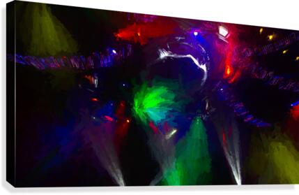 Cirque Lights in Oil Canvas Print