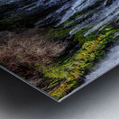 Burney Falls Side Shower Metal print