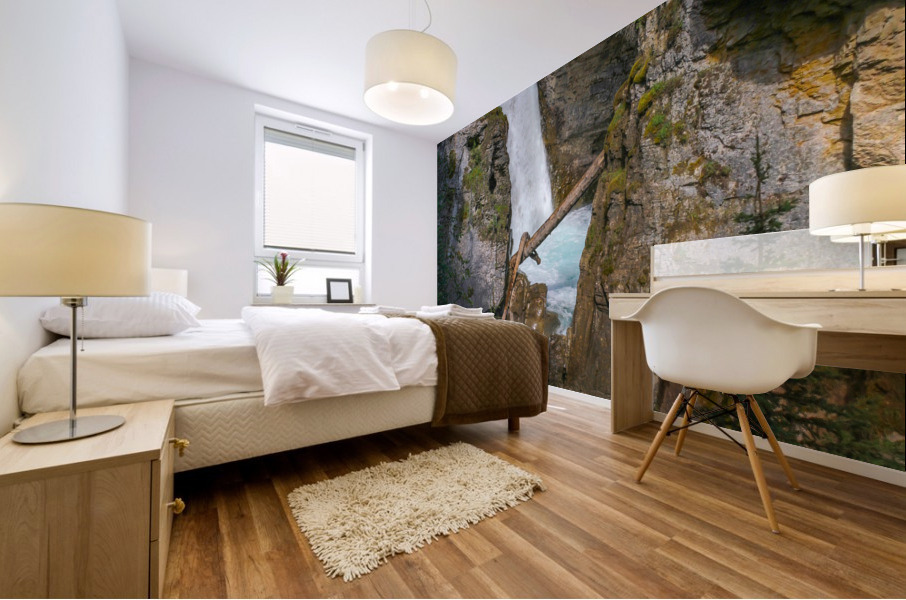 Glacial Waterfall 2 Mural print