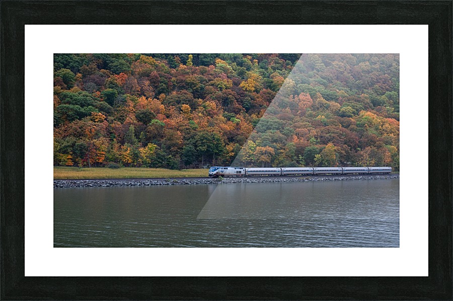 Hudson River Commute  Picture Frame print