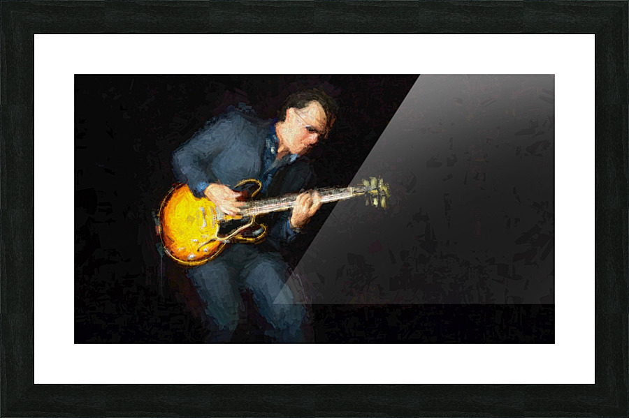 Guitar Man Picture Frame print