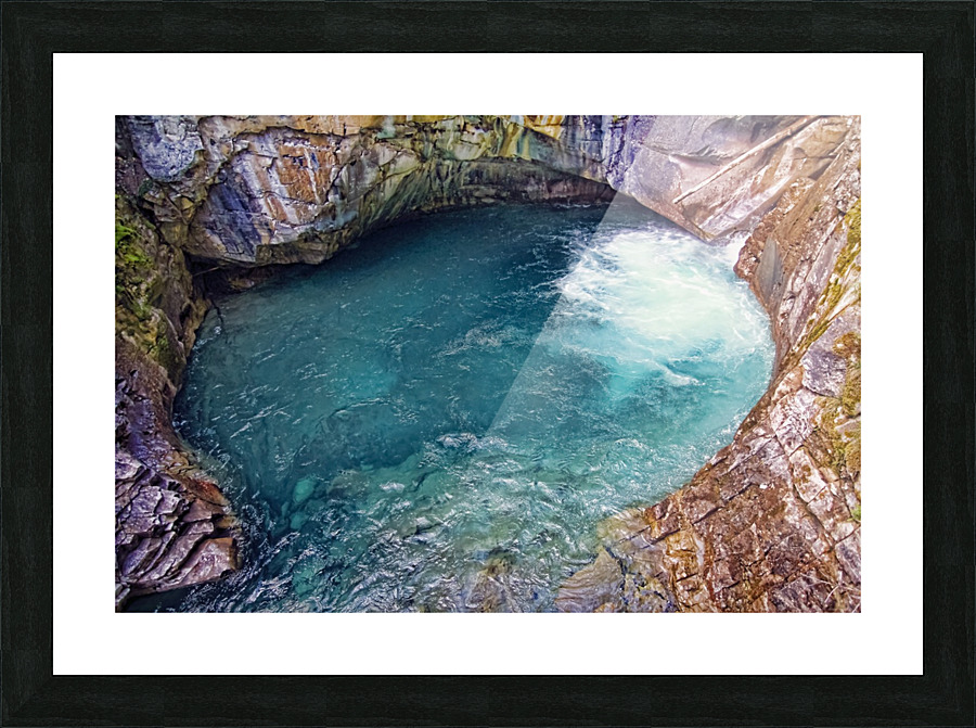 Glacial Pond Picture Frame print