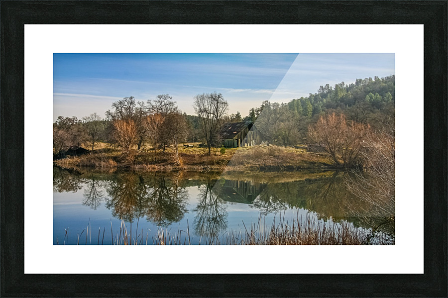Wine Country Barn Picture Frame print