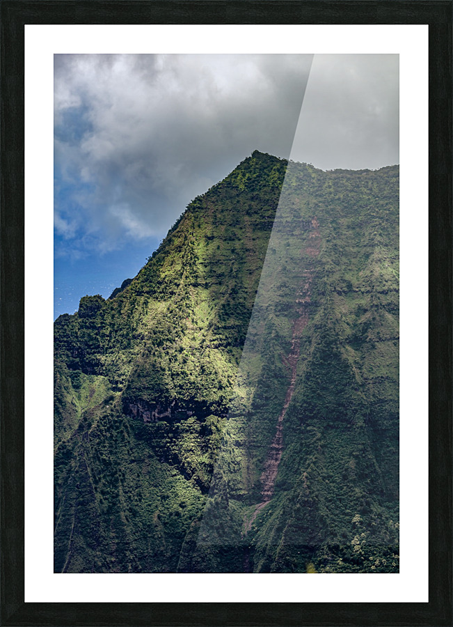Kalalau Valley Closeup Picture Frame print