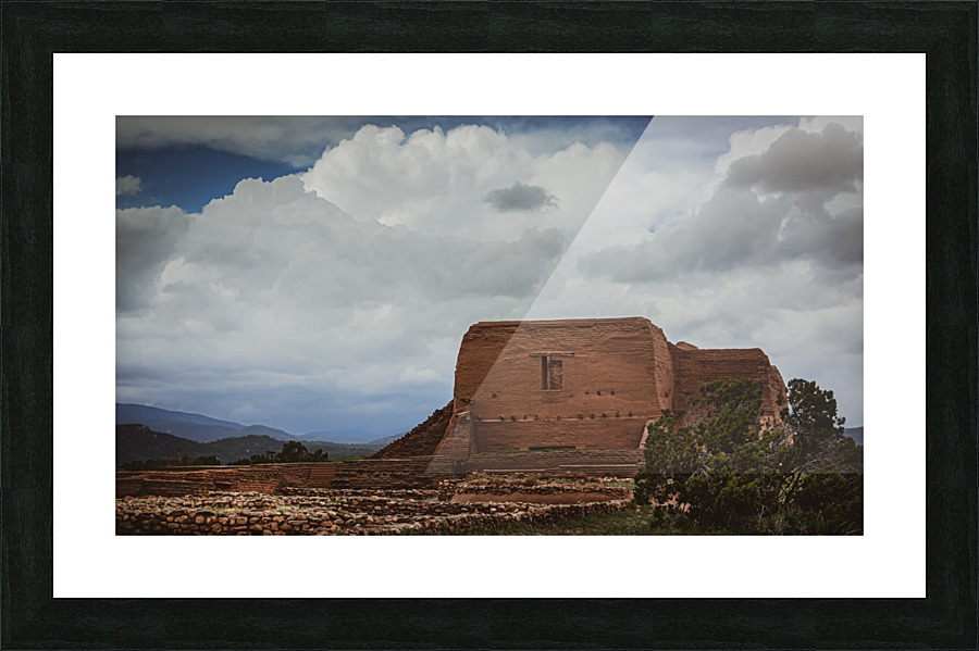 Pecos Pueblo Picture Frame print