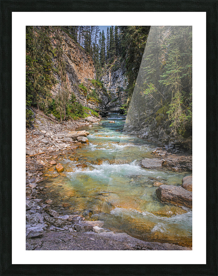 Glacial Stream 2 Picture Frame print