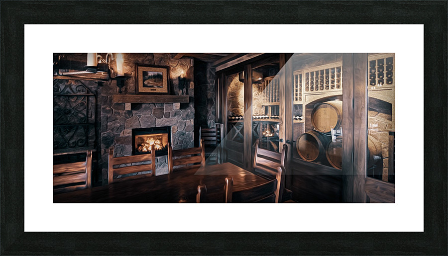 Wine Cellar Picture Frame print