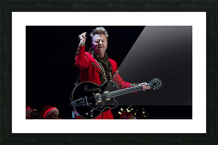 Brian Setzer Picture Frame print
