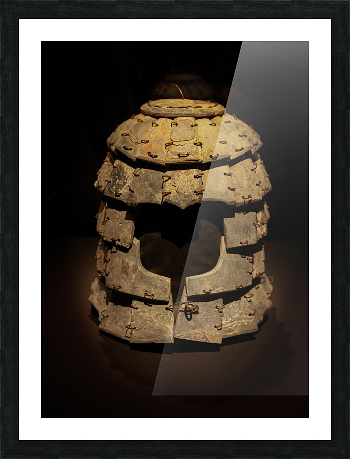 Warrior Headgear Picture Frame print