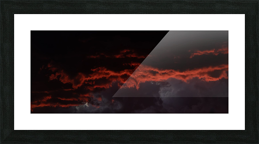 Red Clouds 2 Picture Frame print