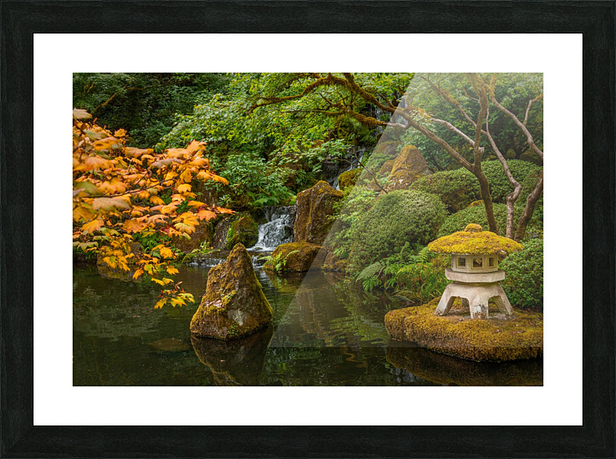 Japanese Garden Portland 4 Picture Frame print