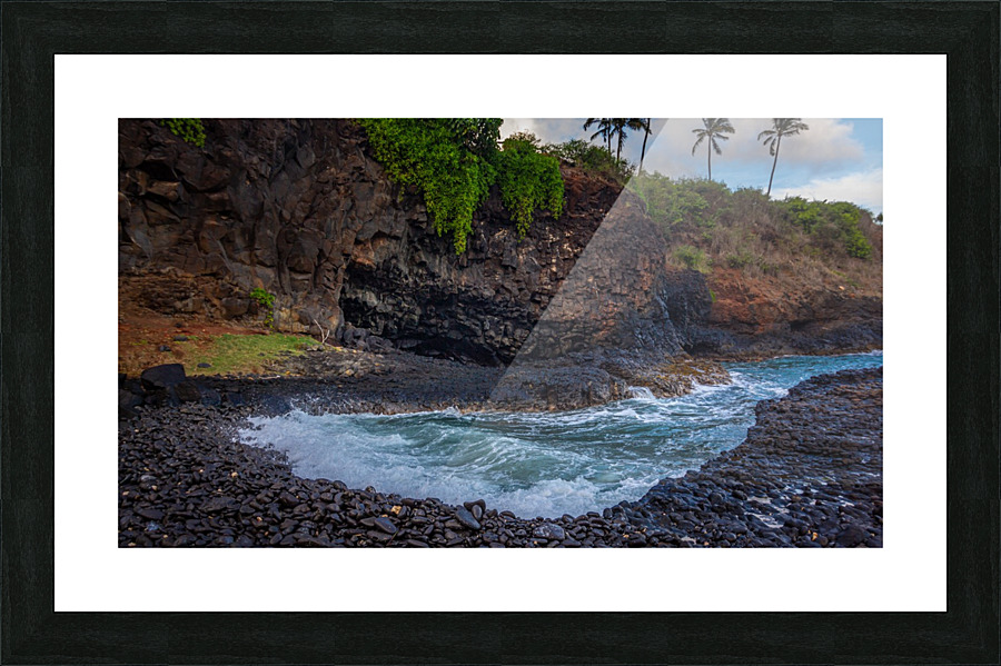 Cove Wave Picture Frame print