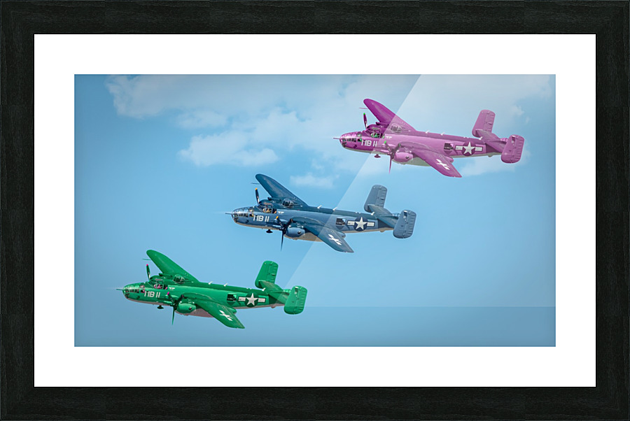 Color Squadron Picture Frame print