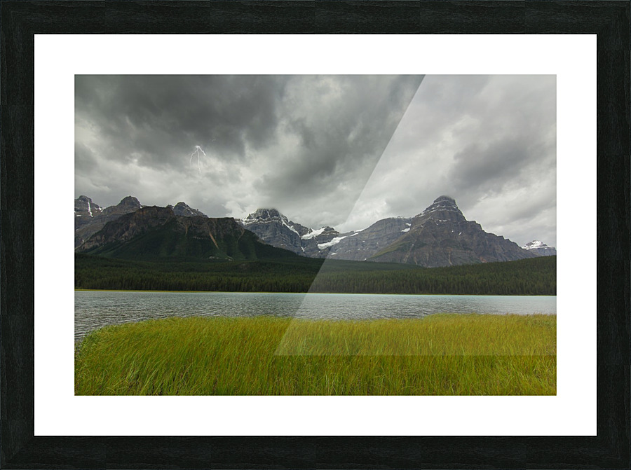 Storm Brewing Picture Frame print