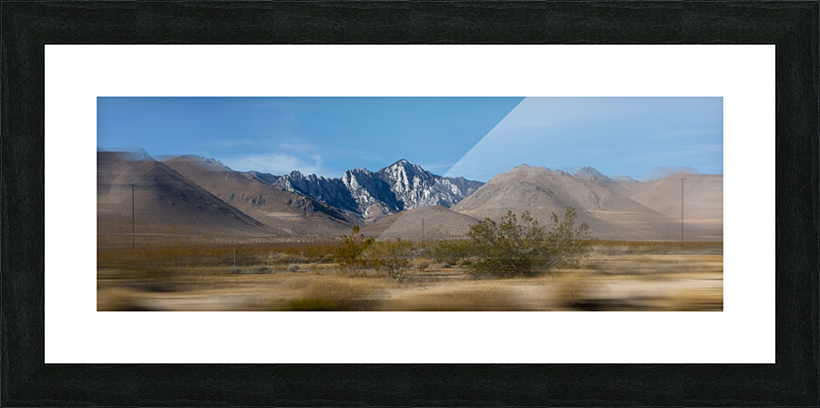 Mt. Whitney in Motion Picture Frame print