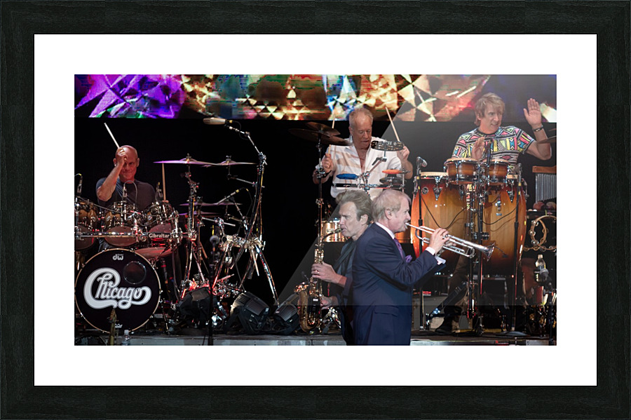 Chicago Crossing Paths Picture Frame print