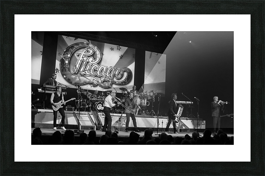 Chicago B&W Picture Frame print