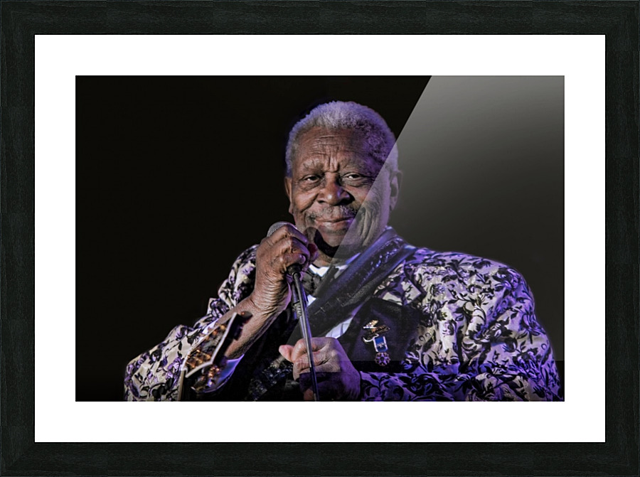 BB King Picture Frame print