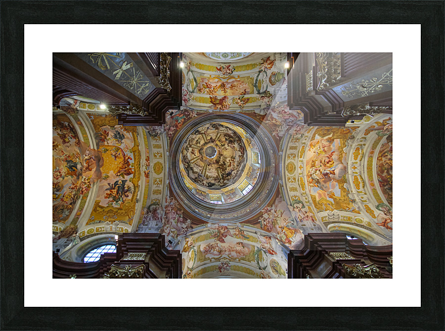 Church Ceiling Picture Frame print