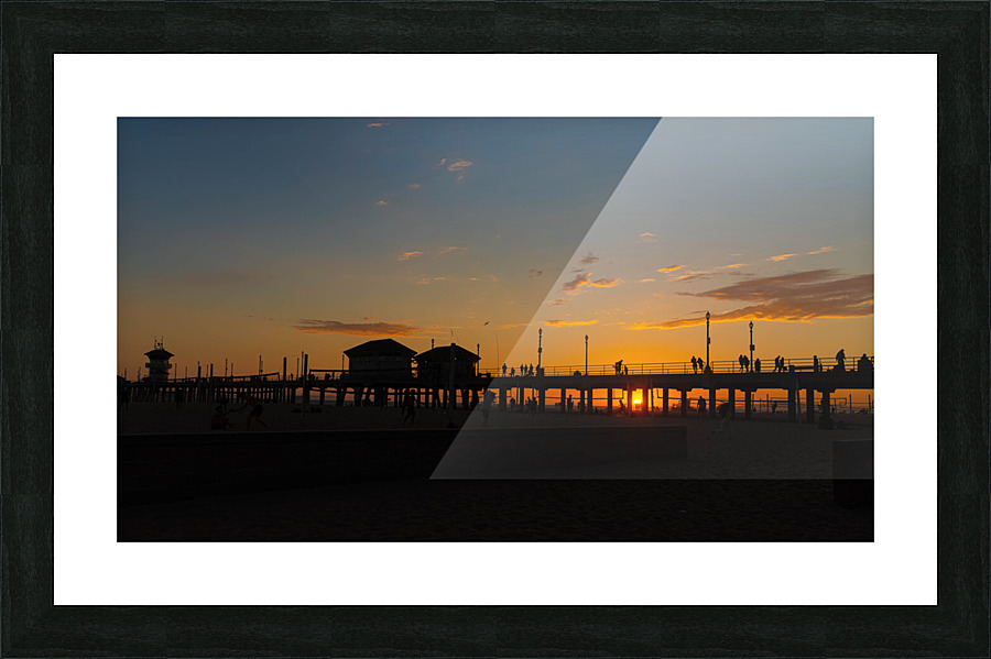 Long Pier Picture Frame print