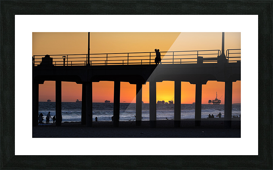 Life At The Pier 2 Picture Frame print