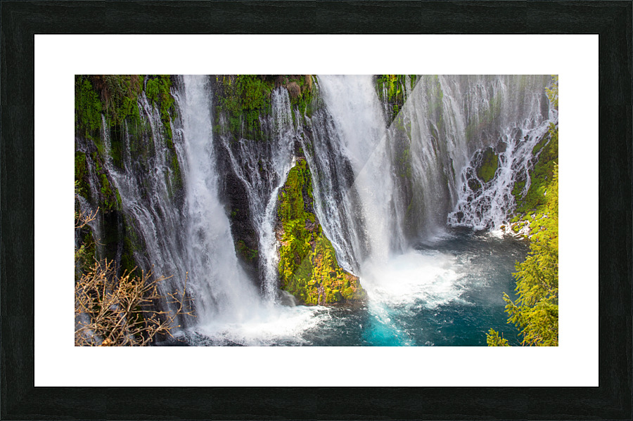 Burney Falls Pool Picture Frame print