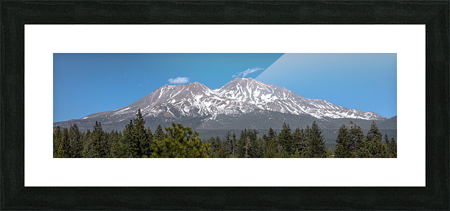 Mt. Shasta Picture Frame print