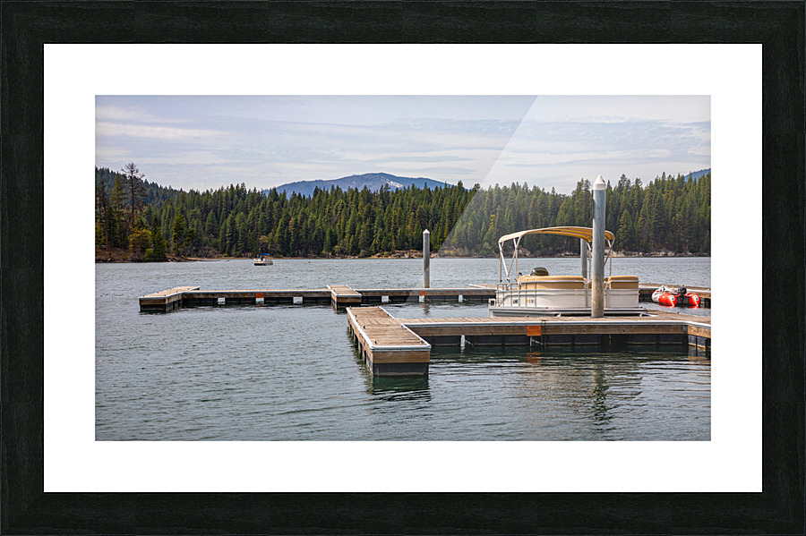 Lake Britton Dock Picture Frame print