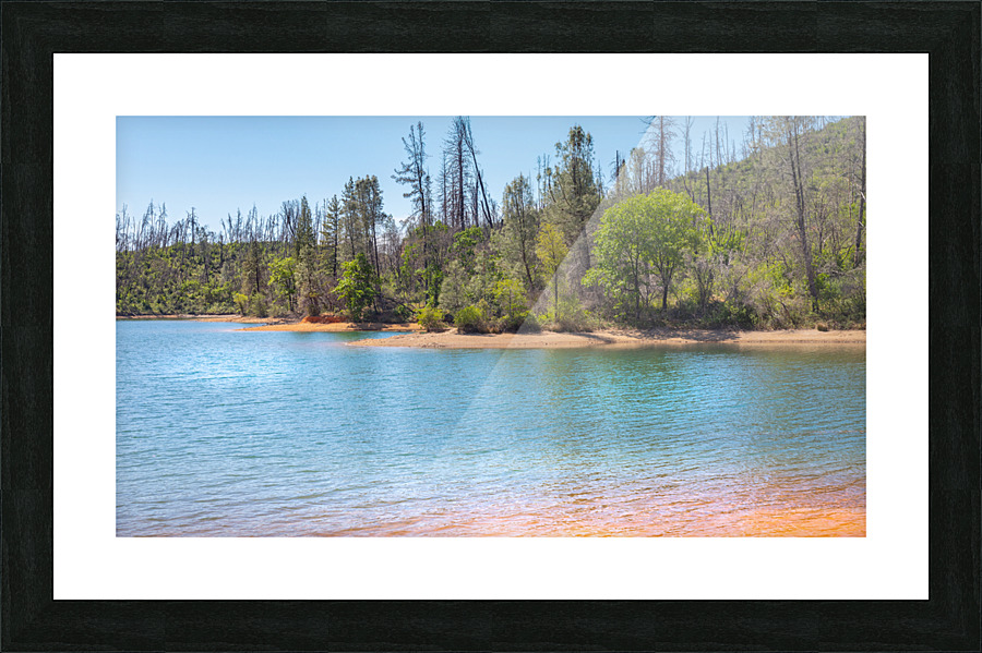 Whiskeytown Beachfront Picture Frame print