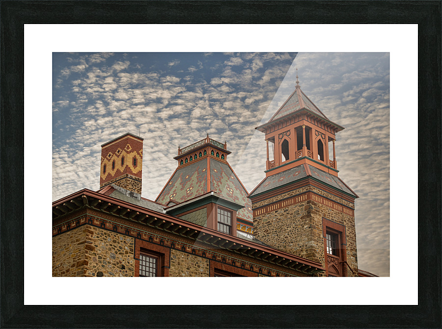 Olana Rooftop Picture Frame print