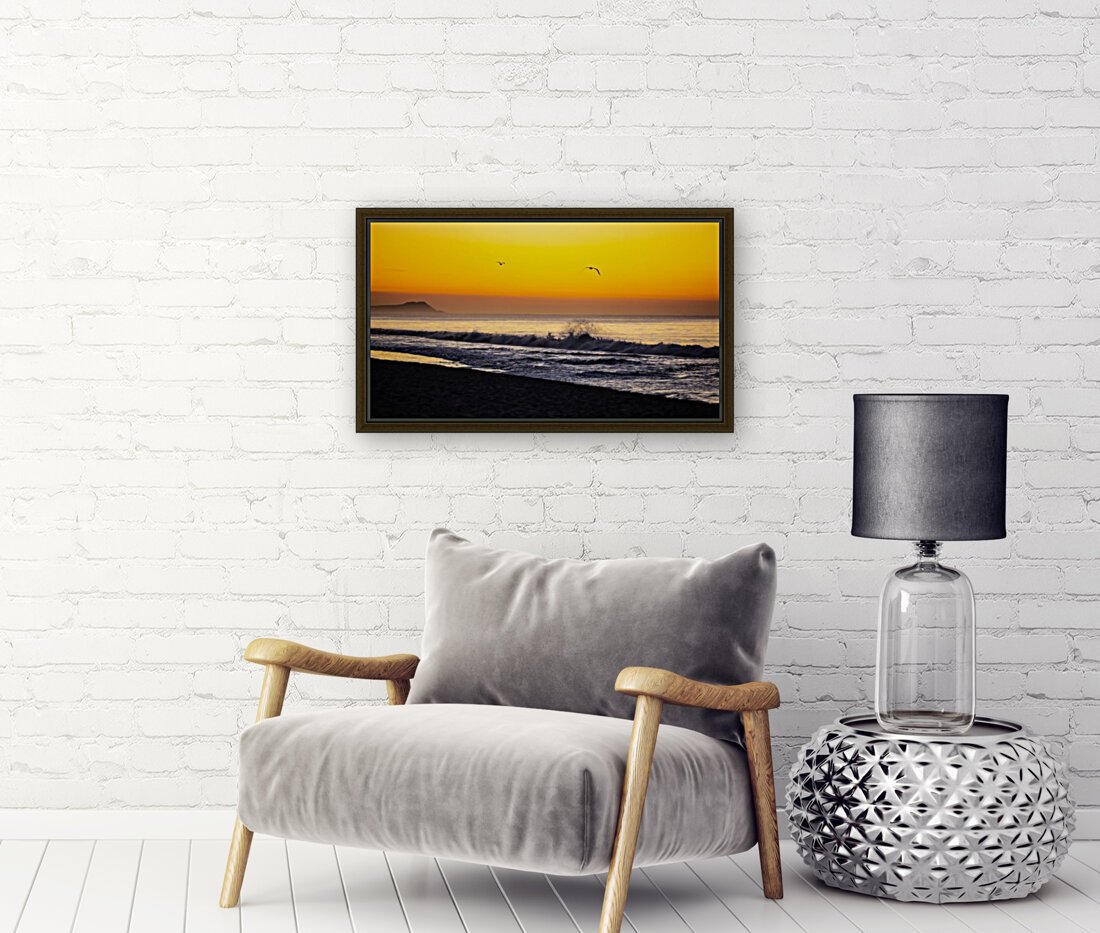 Seagull Sunrise Reproduction