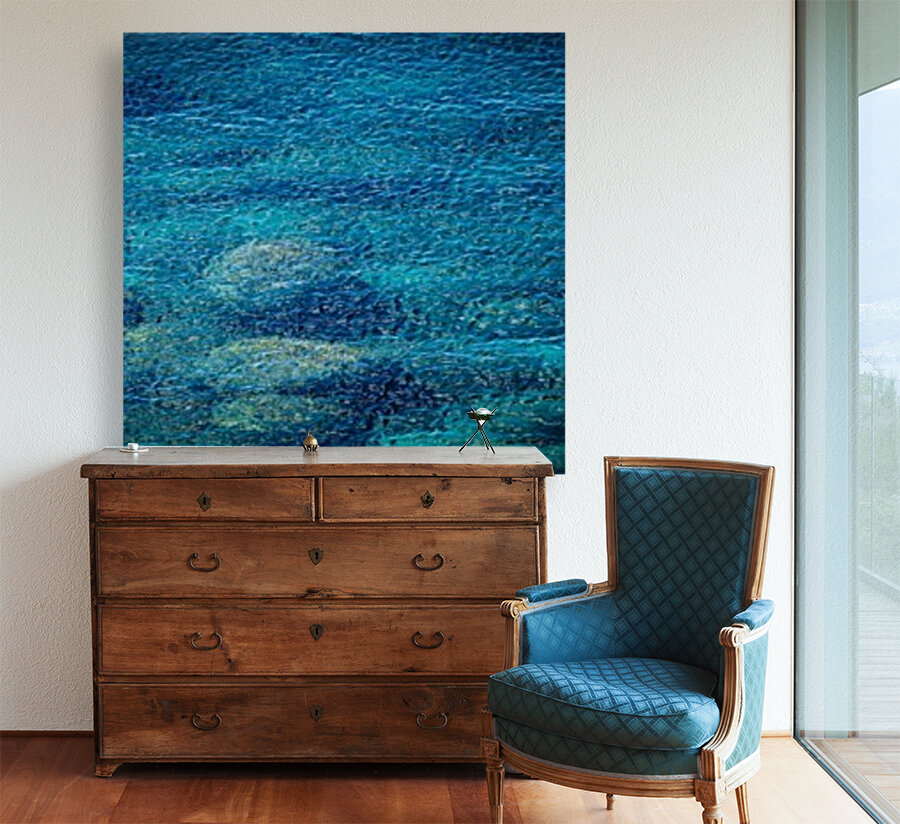 Turquoise Ripples Reproduction