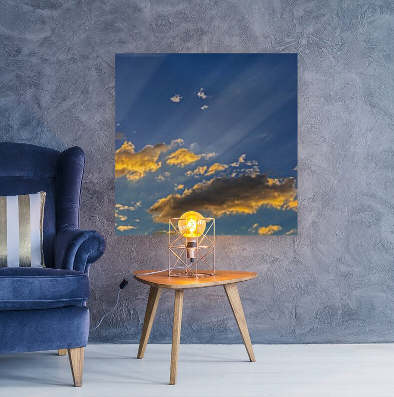 Clouds and Sunbeams Reproduction