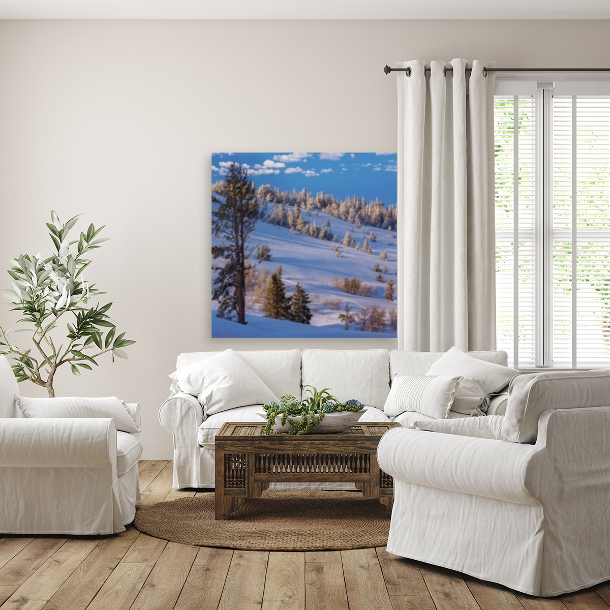 Blue Snow Reproduction