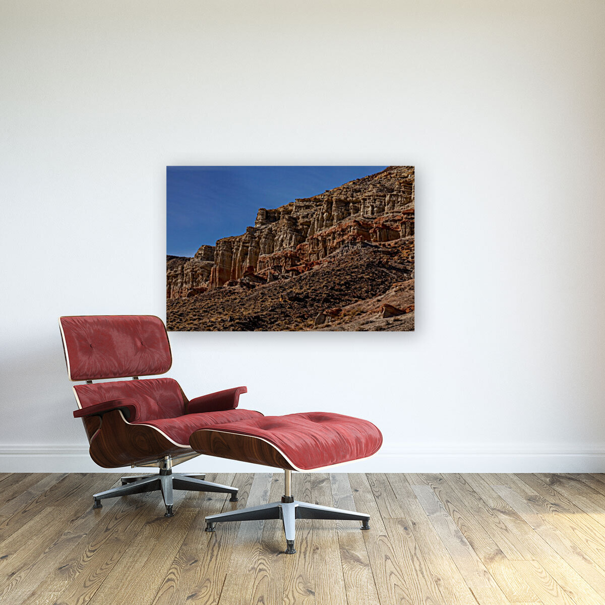 Red Rock Canyon Cliff Reproduction