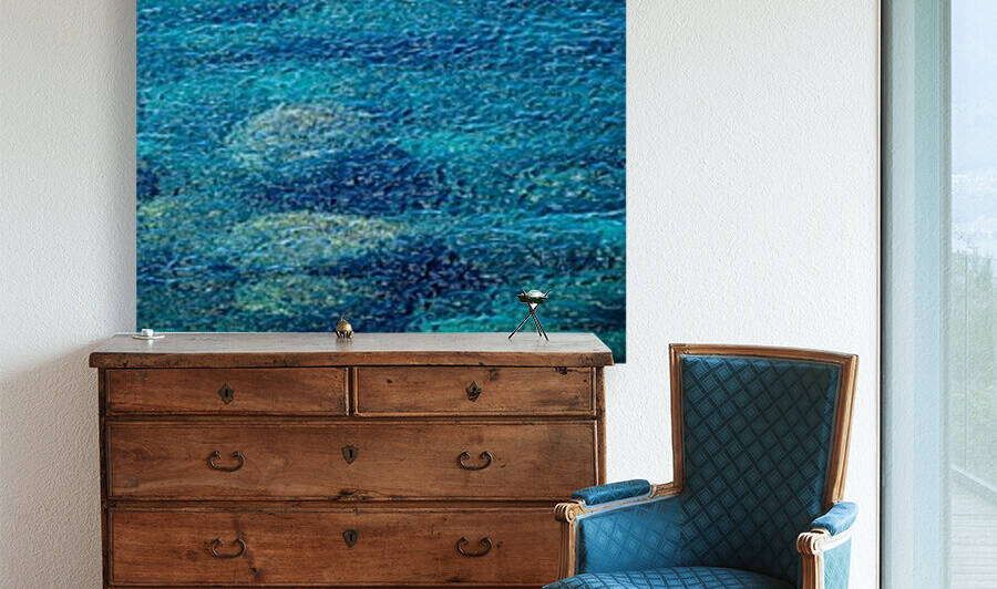 Turquoise Ripples Reproduction
