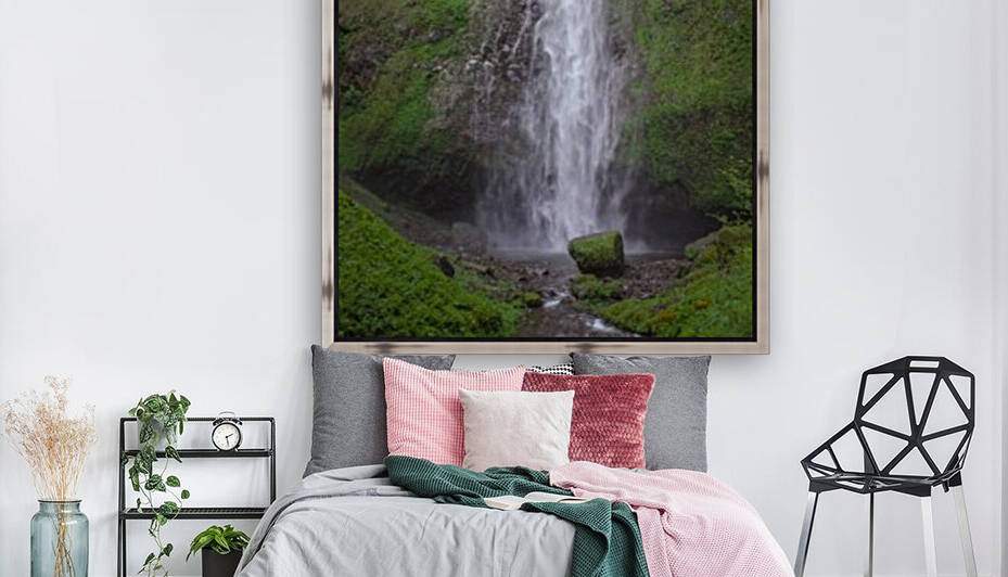 Upper Multnomah Falls Cropped Reproduction