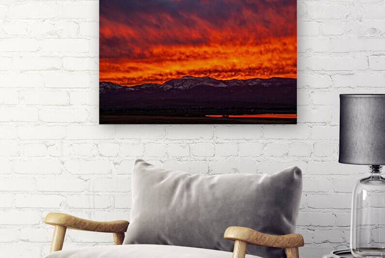 Mt Rose on Fire Full Reproduction